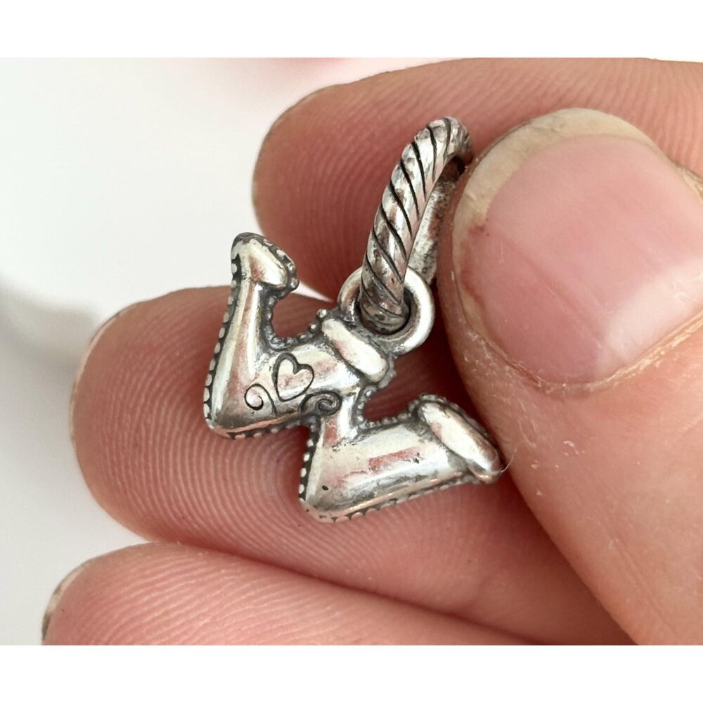 Vintage Brighton Lower Case W Letter Charm | Pendant For a Necklace - Picture 3 of 3